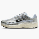 Nike P-6000 White Metallic Silver Flat Silver Black