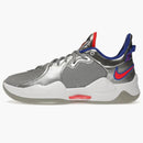 Nike Pg 5 Clippers Metallic Silver