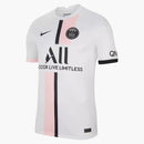 Nike Paris Saint-germain Breathe Stadium Away Replica Shirt 2021 With Messi 30 Printing Jersey White/arctic Punk/black