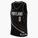 Nike Portland Trail Blazers D Lillard Swingman Jersey Black