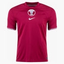 Nike Qatar 2022/23 Stadium Home Dri-fit Soccer Jersey Desert Maroon/white