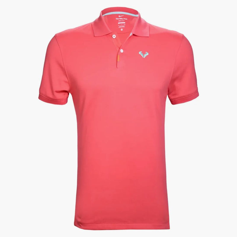 Nike Rafa Nadal Slim Dri-fit Polo Ember Glow/jade Ice