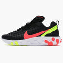 Nike React Element 55 Black Crimson Volt