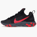 Nike React Element 55 Black Solar Red (women's)