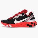 Nike React Element 55 Black White Red Orbit