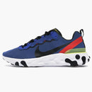 Nike React Element 55 Game Royal Dynamic Yellow Habanero Red
