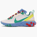Nike React Element 55 Guava Ice Vast Grey Lucid Green