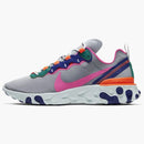 Nike React Element 55 Wolf Grey Multi-color (women's)