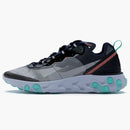 Nike React Element 87 Black Neptune Green