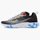 Nike React Element 87 Dark Grey Photo Blue