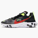 Nike React Element 87 Medium Olive Bright Crimson