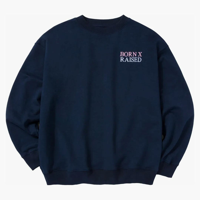 Nike SB Born X Raized Capital Head Oversized Crew Navy