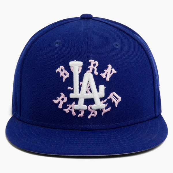 Nike Sb Born X Raised New Era Dodgers Rocker Hat Blue/pink