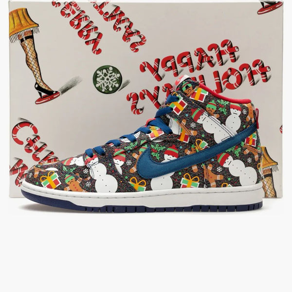 Nike SB Dunk High Koncepty ošklivý vánoční svetr (speciální box) (2017)