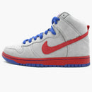 Nike Sb Dunk High Medium Grey Varsity Red Old Royal