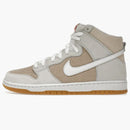 Nike Sb Dunk High Pro Iso Orange Label Unbleached Natural
