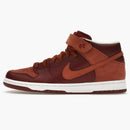 Nike Sb Dunk Mid Team Red Pony