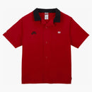 Nike Sb Olympics 2024 Japan S/s Bowler Shirt Red/white (asia Sizing)