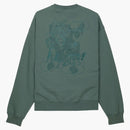 Nike Sb Skate Like A Girl Crewneck Hoodie Mineral Slate/dark Teal Green