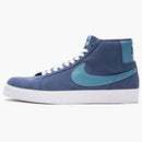 Nike Sb Zoom Blazer Mid Midnight Navy Noise Aqua