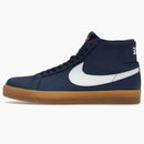 Nike Sb Zoom Blazer Mid Orange Label Navy Gum