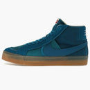 Nike Sb Zoom Blazer Mid Prm Plus Green Abyss Gum