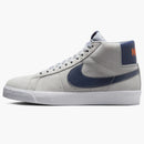 Nike Sb Zoom Blazer Mid Wolf Grey Cosmic Clay White Midnight Navy