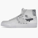 Nike Sb Zoom Blazer Mid Premium Floral White Grey