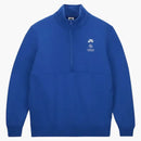 Nike Sb X Fly Streetwear 1/2 Zip Fleece Skate Top (asia Sizing) Blue
