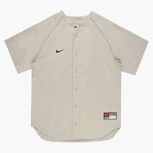 Nike SB X MLB Skate Baseball Jersey Rattan/White