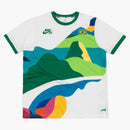 Nike Sb X Parra Brazil Federation Kit Crew Jersey (asia Sizing) White/clover