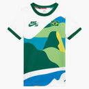 Nike Sb X Parra Brazil Federation Kit Crew (youth) Jersey White/clover