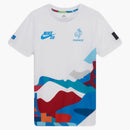 Nike Sb X Parra France Federation Kit Crew (youth) Jersey White/neptune Blue