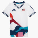Nike Sb X Parra Usa Federation Kit Crew (youth) Jersey White/brave Blue