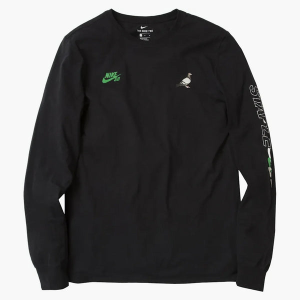 Nike Sb X Staple Panda Pigeon L/s Tee Black
