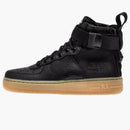 Nike Sf Air Force 1 Mid Black Gum (women's)