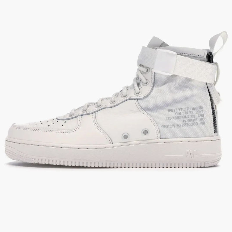 Nike Sf Air Force 1 Mid Triple Ivory