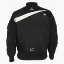 Nike Swoosh Therma Fit Reversible Bomber Jacket Black/white