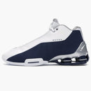 Nike Shox Bb4 White Silver Navy