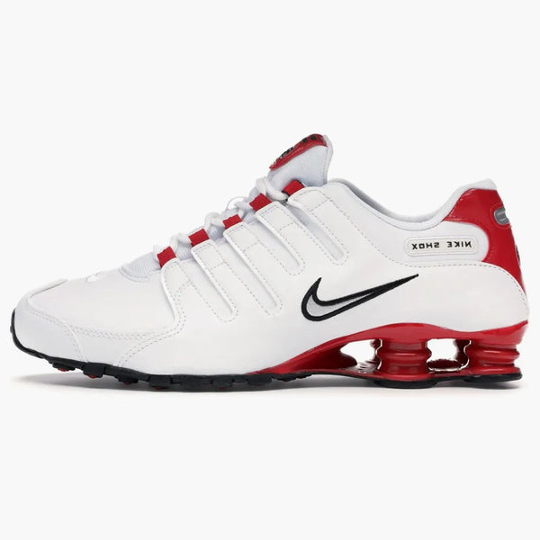 Nike Shox Nz White University Red