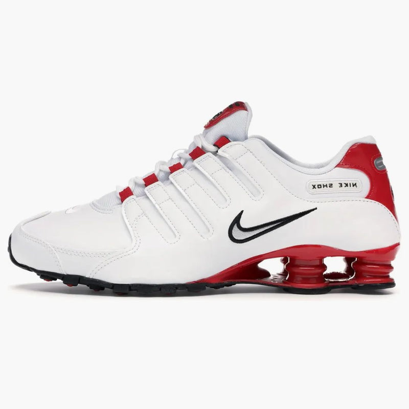 Nike Shox Nz White University Red