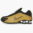Nike Shox R4 Black Metallic Gold (women's)