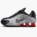 Nike Shox R4 Metallic Silver Black Picante Red (gs)