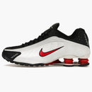 Nike Shox R4 Platinum Tint University Red Black