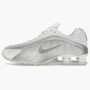 Nike Shox R4 White Bright Crimson Metallic Silver