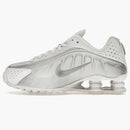 Nike Shox R4 White Metallic Silver (gs)
