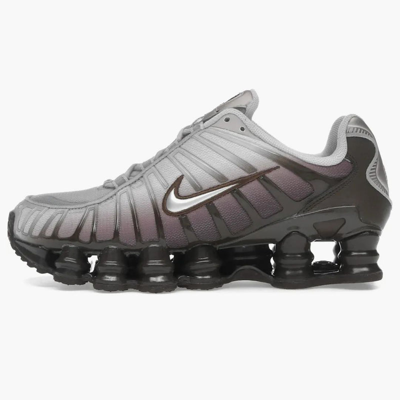 Nike Shox Tl Baroque Brown Platinum Violet Metallic Silver (women's)