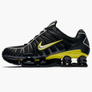 Nike Shox Tl Black Dynamic Yellow Metallic Silver