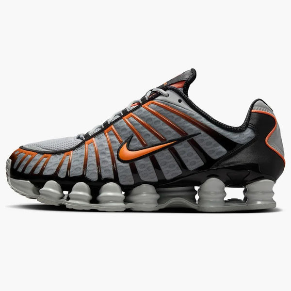Nike Shox Tl Light Smoke Grey Black Bright Mandarin