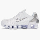 Nike Shox Tl White Metallic Silver